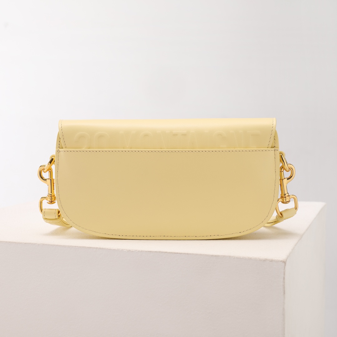 Dior Bobby East-West Bag Cream Yellow Box Calfskin